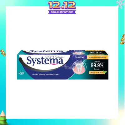 SYSTEMA Systema Natural Fresh Mint Sensitive Toothpaste 100g