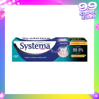 SYSTEMA Systema Natural Fresh Mint Sensitive Toothpaste 100g