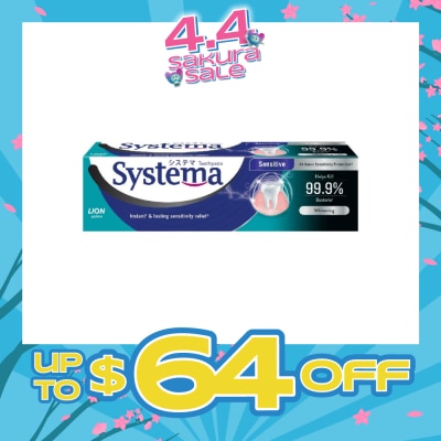 SYSTEMA - Sensitive Toothpaste Whitening 100g