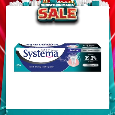SYSTEMA - Sensitive Toothpaste Whitening 100g