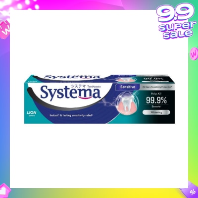 SYSTEMA Sensitive Toothpaste Whitening 100g