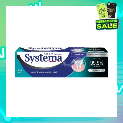 SYSTEMA Sensitive Toothpaste Whitening 100g
