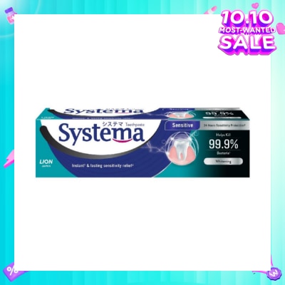 SYSTEMA Sensitive Toothpaste Whitening 100g