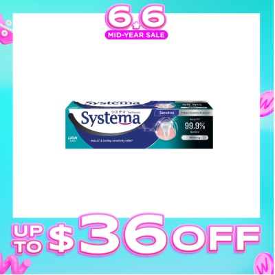 SYSTEMA - Sensitive Toothpaste Whitening 100g