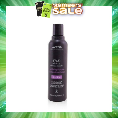 AVEDA - Invati Advanced Exfoliating Hair Loss Shampoo Rich For Dry To Normal Hair Type 200ml