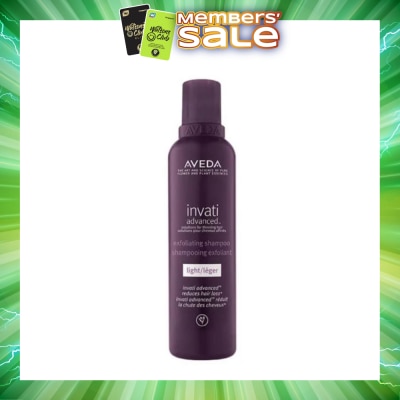 AVEDA - Invati Advanced Exfoliating Hair Loss Shampoo Light For Normal to Oily Hair Type 200ml