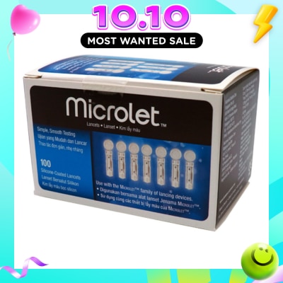 ASCENSIA Microlet Silicon Coated Lancets 100 Pieces image