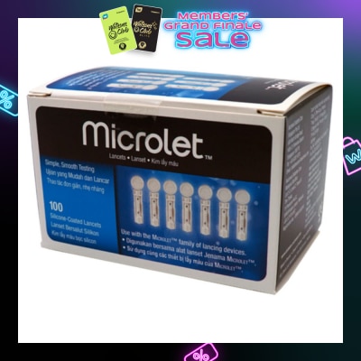 ASCENSIA Microlet Silicon Coated Lancets 100 Pieces