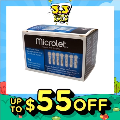 ASCENSIA Microlet Silicon Coated Lancets 100 Pieces