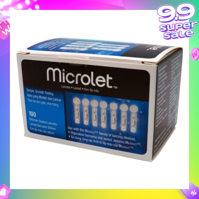 ASCENSIA Microlet Silicon Coated Lancets 100 Pieces