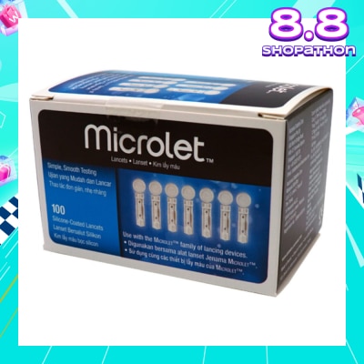 ASCENSIA Microlet Silicon Coated Lancets 100 Pieces