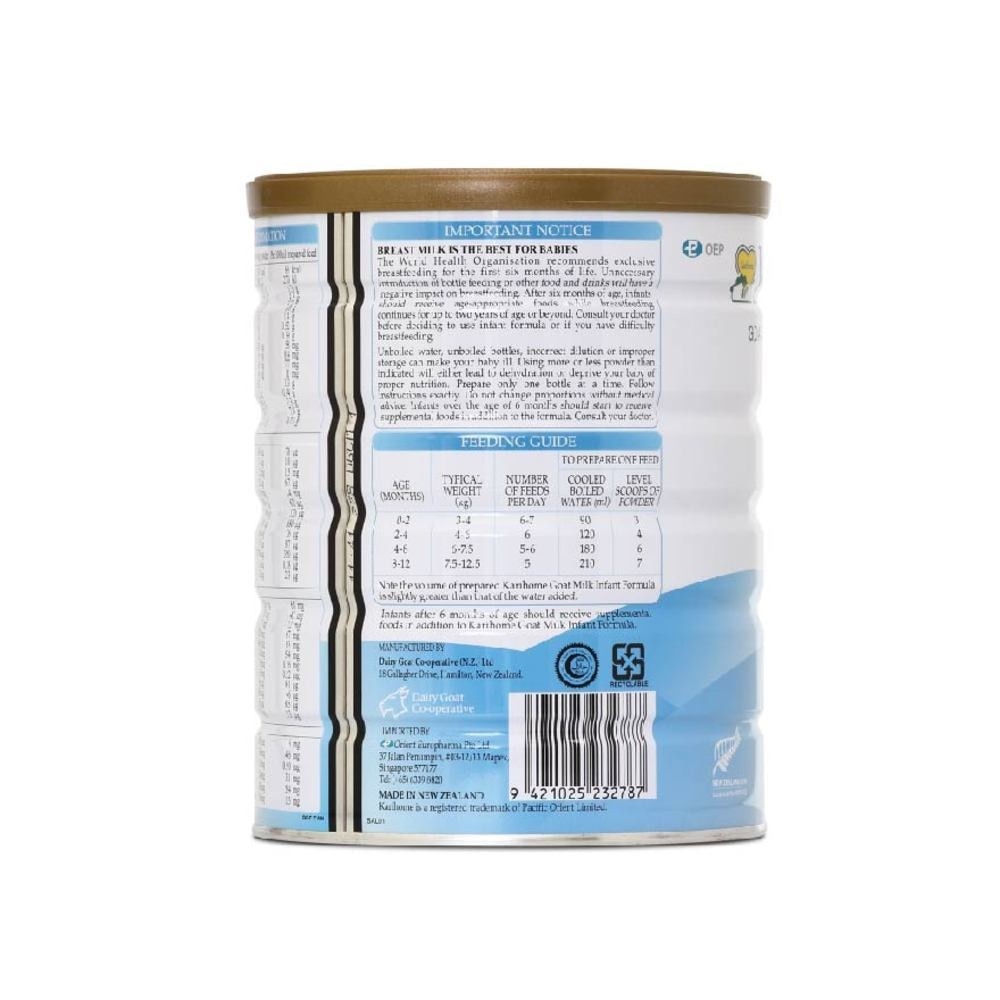 Goat Milk Infant Formula 900g