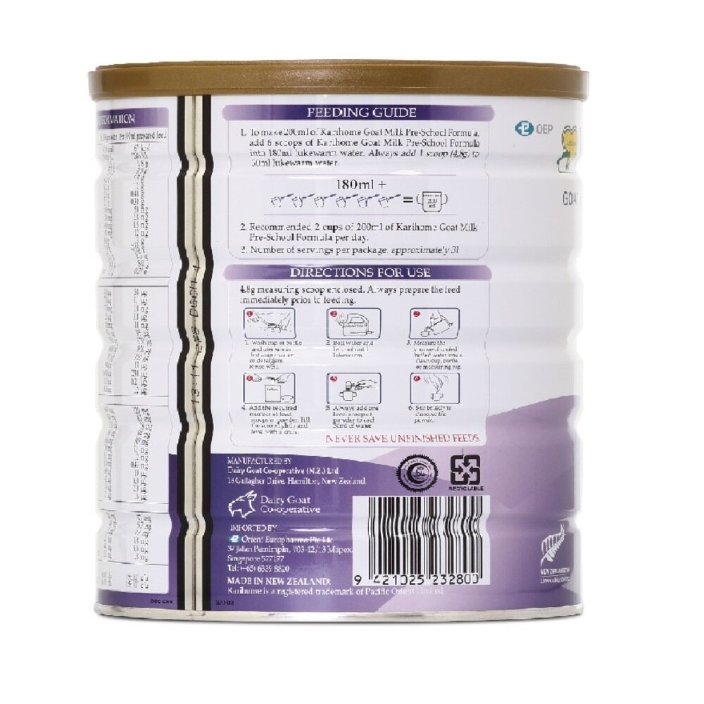 Goat Milk Pre-School Formula 900g