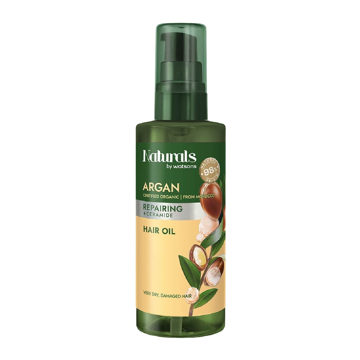 Argan + Ceramide Repairing Shampoo & Hair Oil Bundle Set 1s image
