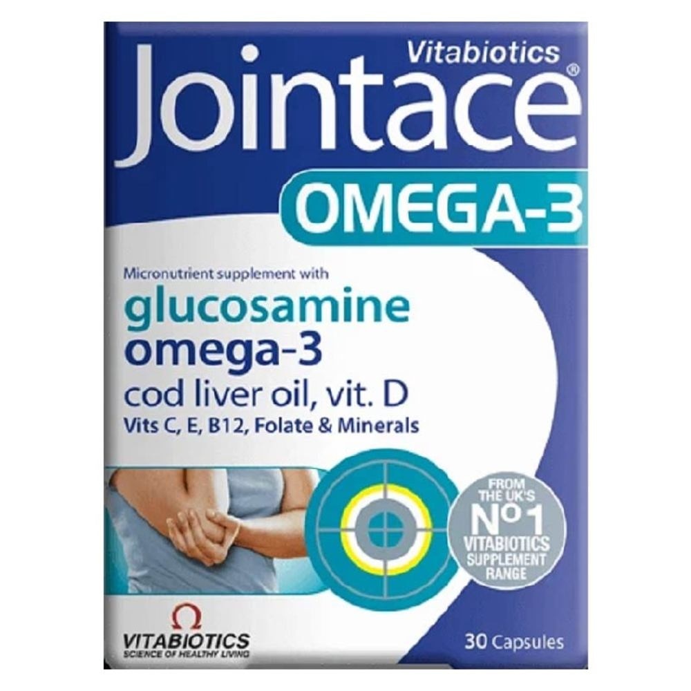 Jointace Omega 3 Capsules (with Glucosamine & Cod Liver Oil & Vitamin D) 30s (Expiry: Jul`2025)