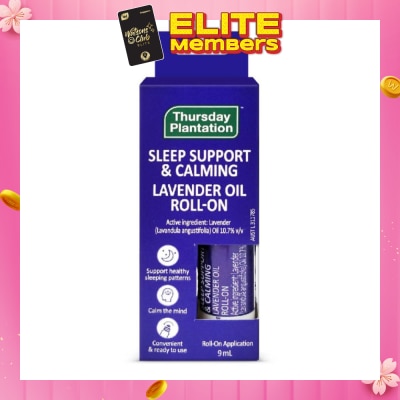 THURSDAY PLANTATION Lavender Oil Roll-On (Supports Healthy Sleep Pattern) 9ml