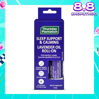 THURSDAY PLANTATION Lavender Oil Roll-On (Supports Healthy Sleep Pattern) 9ml