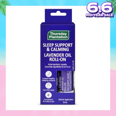 THURSDAY PLANTATION Lavender Oil Roll-On (Supports Healthy Sleep Pattern) 9ml