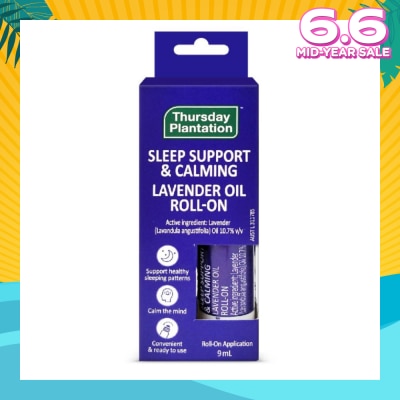 THURSDAY PLANTATION Lavender Oil Roll-On (Supports Healthy Sleep Pattern) 9ml