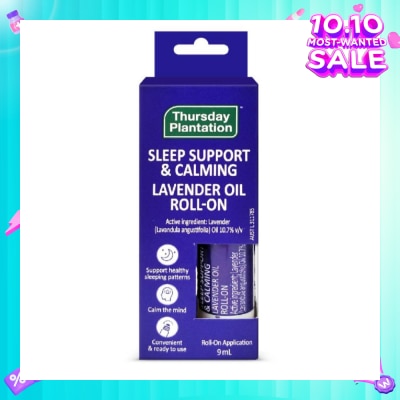 THURSDAY PLANTATION Lavender Oil Roll-On (Supports Healthy Sleep Pattern) 9ml