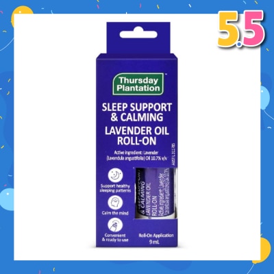 THURSDAY PLANTATION Lavender Oil Roll-On (Supports Healthy Sleep Pattern) 9ml