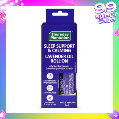 THURSDAY PLANTATION Lavender Oil Roll-On (Supports Healthy Sleep Pattern) 9ml
