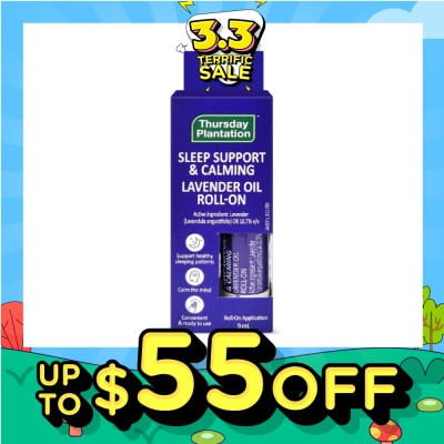 THURSDAY PLANTATION Lavender Oil Roll-On (Supports Healthy Sleep Pattern) 9ml