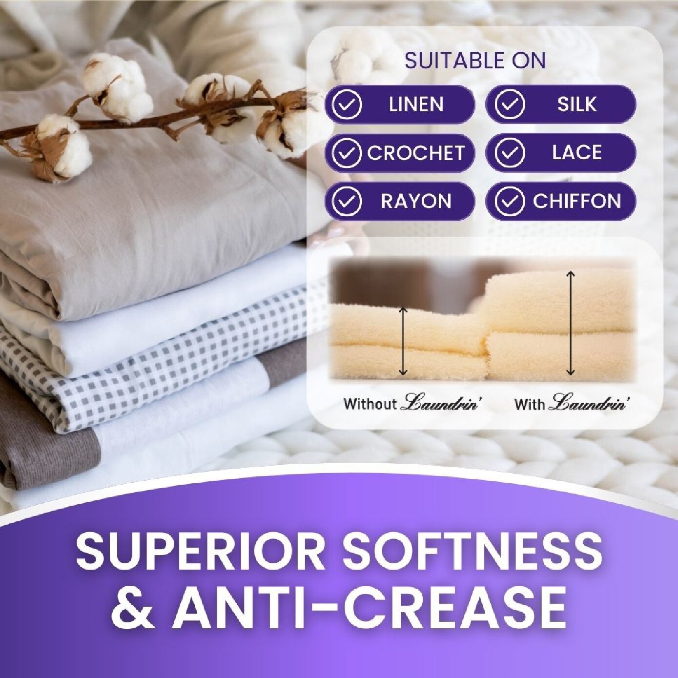 Laundry Fabric Softener Earl Grey Tea Jumbo Refill Pack 1300ml