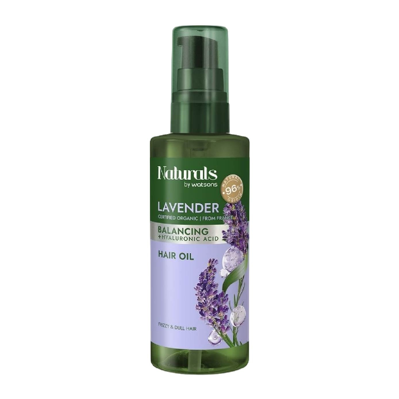 Lavender + Hyaluronic Acid Balancing Hair Oil & Shampoo Bundle Set 1s image