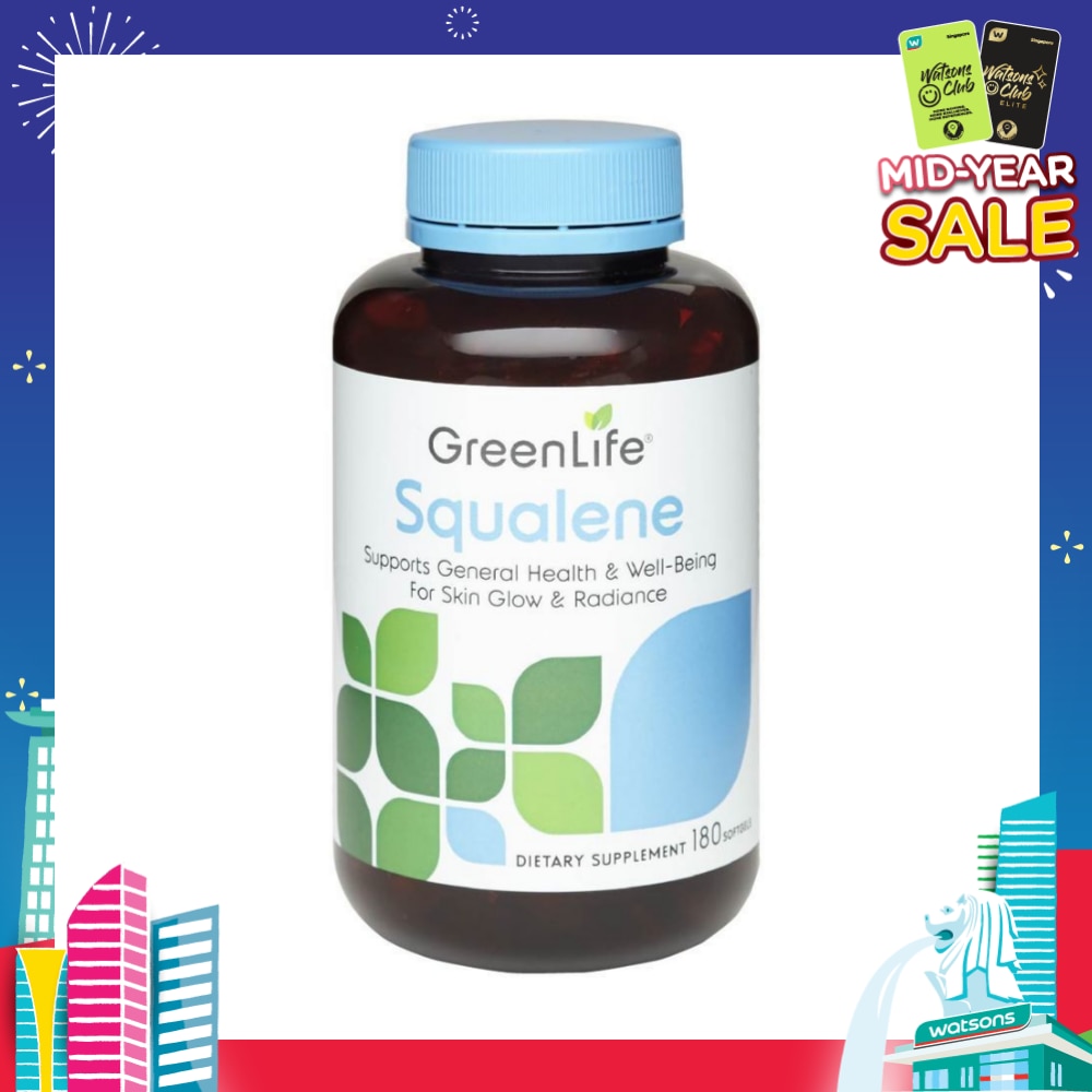 Squalene Dietary Supplement Softgel (Support General Health & Well-Being) 180s