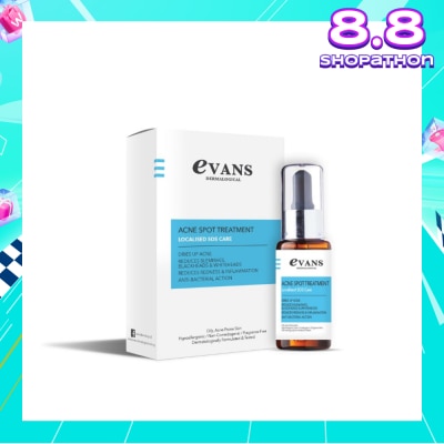 EVANS Dermalogical Acne Spot Treatment Serum (Suitable for Oily, Acne Prone Skin Type) 30ml