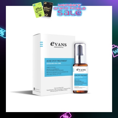 EVANS Dermalogical Acne Spot Treatment Serum (Suitable for Oily, Acne Prone Skin Type) 30ml