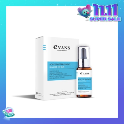 EVANS Dermalogical Acne Spot Treatment Serum (Suitable for Oily, Acne Prone Skin Type) 30ml