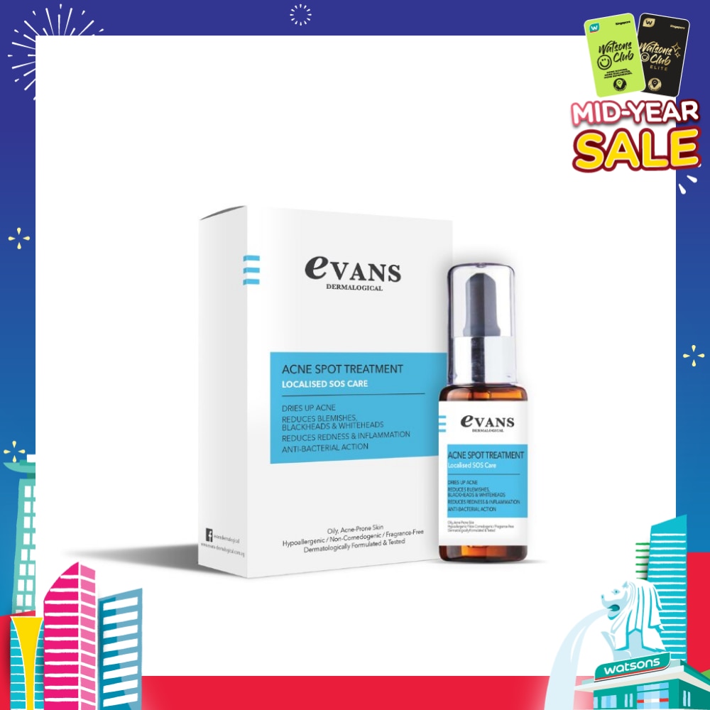 Dermalogical Acne Spot Treatment Serum (Suitable for Oily, Acne Prone Skin Type) 30ml