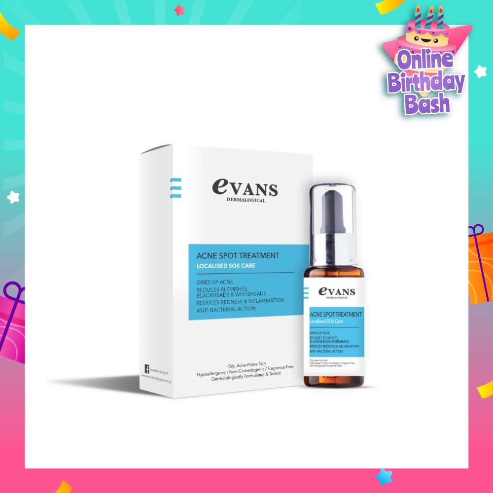 Dermalogical Acne Spot Treatment Serum (Suitable for Oily, Acne Prone Skin Type) 30ml