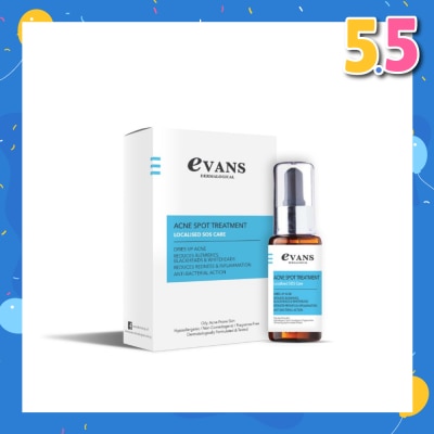 EVANS Dermalogical Acne Spot Treatment Serum (Suitable for Oily, Acne Prone Skin Type) 30ml