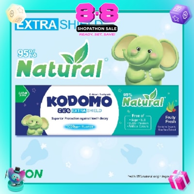 KODOMO - Kodomo Extra Shield Children's Toothpaste 40g (Natural Fruity Fresh)