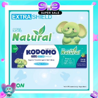 KODOMO - Kodomo Extra Shield Children's Toothpaste 40g (Natural Fruity Fresh) image