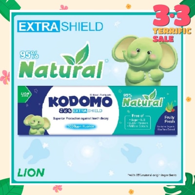 KODOMO Kodomo Extra Shield Children's Toothpaste 40g (Natural Fruity Fresh)