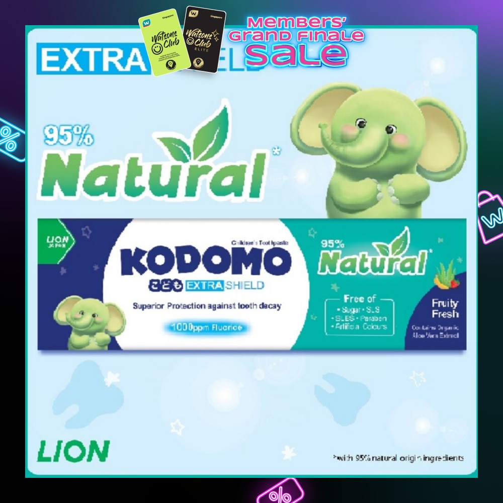 Kodomo Extra Shield Children's Toothpaste 40g (Natural Fruity Fresh)