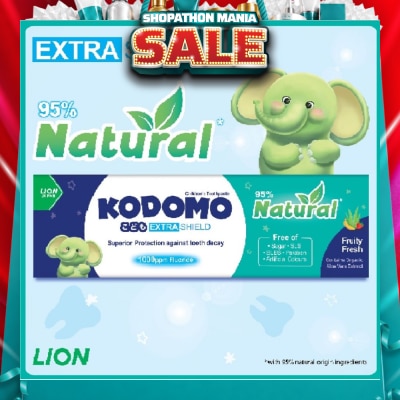 KODOMO - Kodomo Extra Shield Children's Toothpaste 40g (Natural Fruity Fresh)