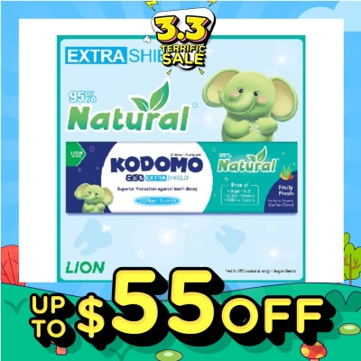 KODOMO Kodomo Extra Shield Children's Toothpaste 40g (Natural Fruity Fresh)