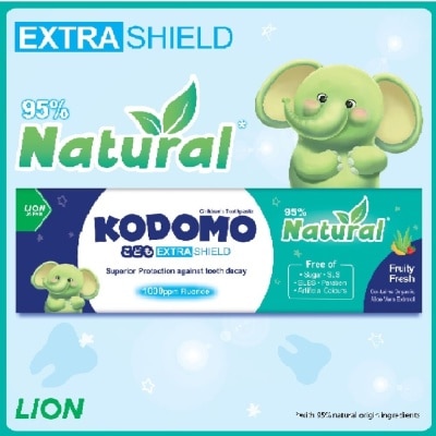 KODOMO Kodomo Extra Shield Children's Toothpaste 40g (Natural Fruity Fresh)