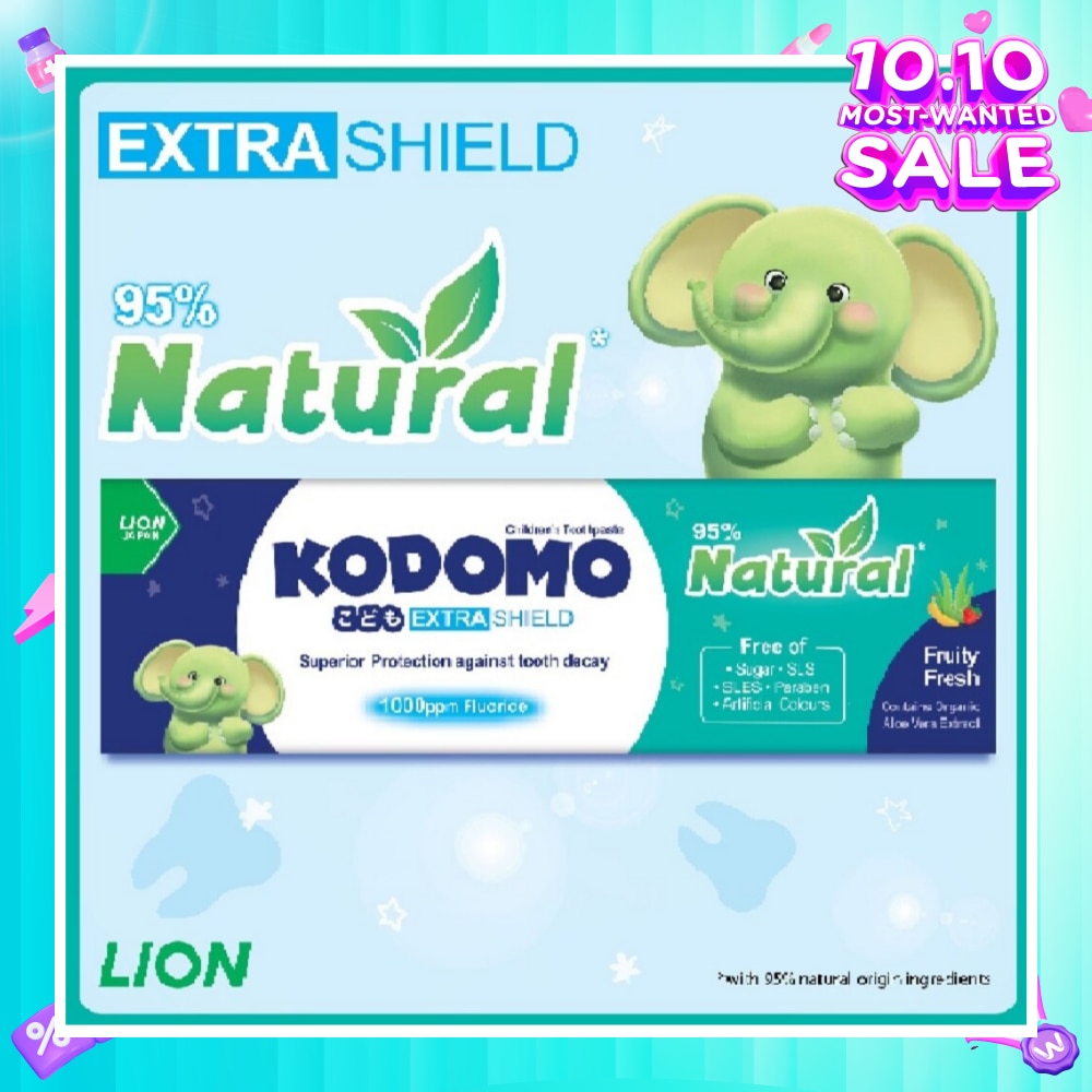 Kodomo Extra Shield Children's Toothpaste 40g (Natural Fruity Fresh)
