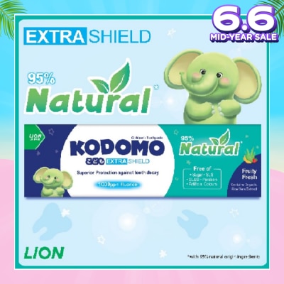 KODOMO Kodomo Extra Shield Children's Toothpaste 40g (Natural Fruity Fresh)