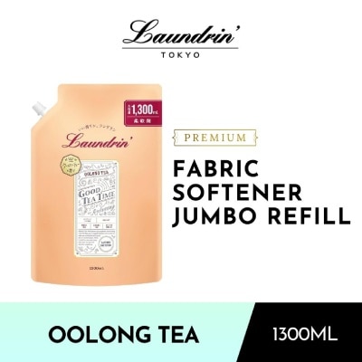 LAUNDRIN - Laundry Fabric Softener Oolong Tea Jumbo Refill Pack 1300ml