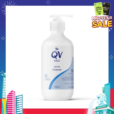 EGO QV Face Gentle Cleanser (For Dry + Sensitive & Eczema=Prone Skin) 250g