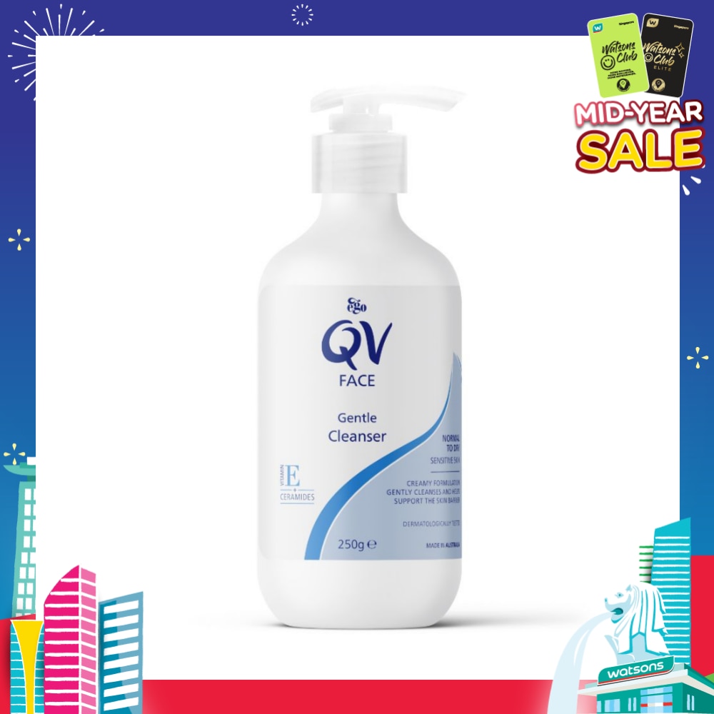 Face Gentle Cleanser (For Dry + Sensitive & Eczema=Prone Skin) 250g
