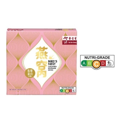 EU YAN SANG Bird's Nest Collagen Beverage Rose (100% Natural, All ages and No Stabilizer) 70g x 6s