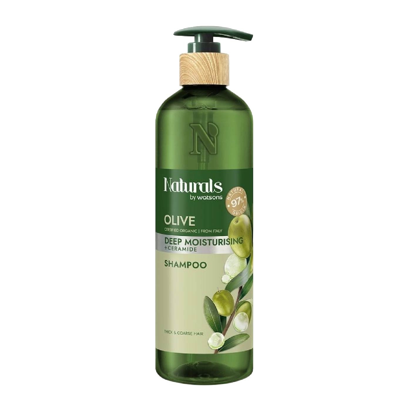 Olive + Ceramide Deep Moisturising Shampoo & Hair Oil Bundle Set 1s image
